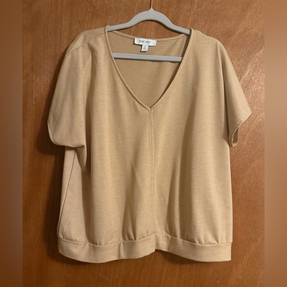 Nine West Tan Blouse